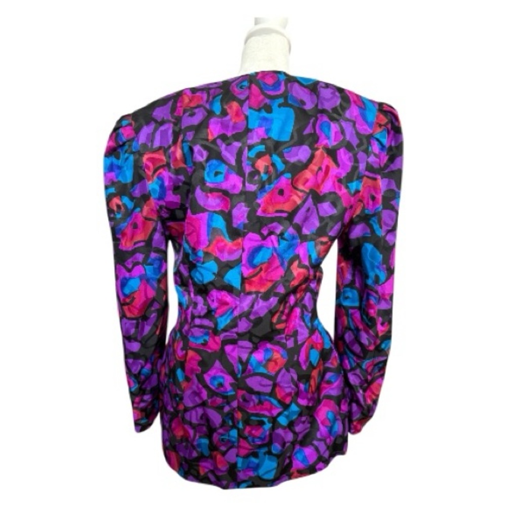 Active Seller! Vintage AJ Bari Power Suit Top 80s Costume - Picture 4 of 4